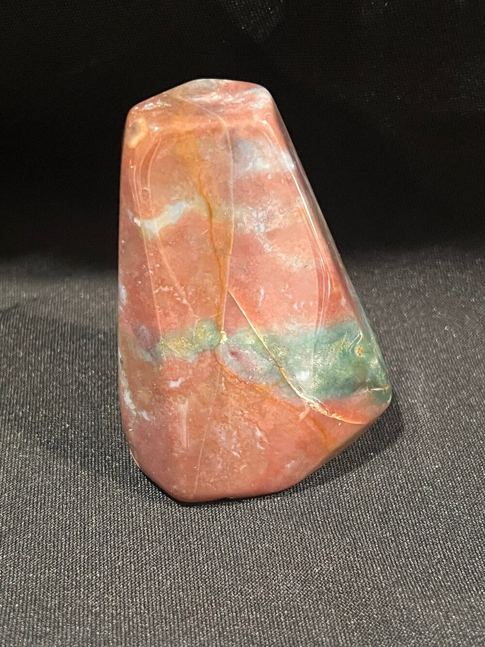 Natural Stone Freeform Polished Crystal Irregular Shape Multicolor Specimen